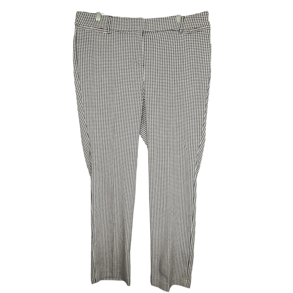 Lane Bryant Pants Womens 18 Ankle Pants‎ The Allie Houndstooth Elastic Waist